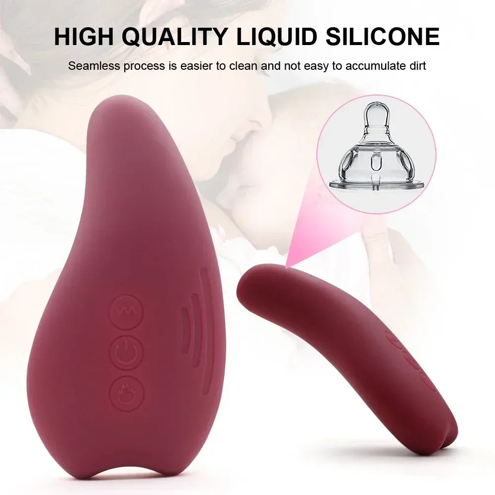 2 In 1 Lactation Massager For Breastfeeding Heat &