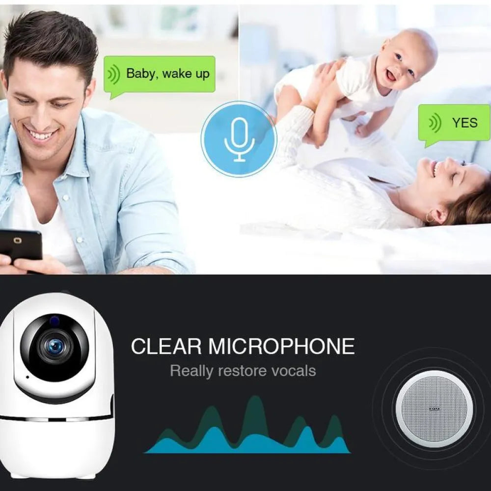 Vibe Geeks 1080P Full HD Wireless IP Camera