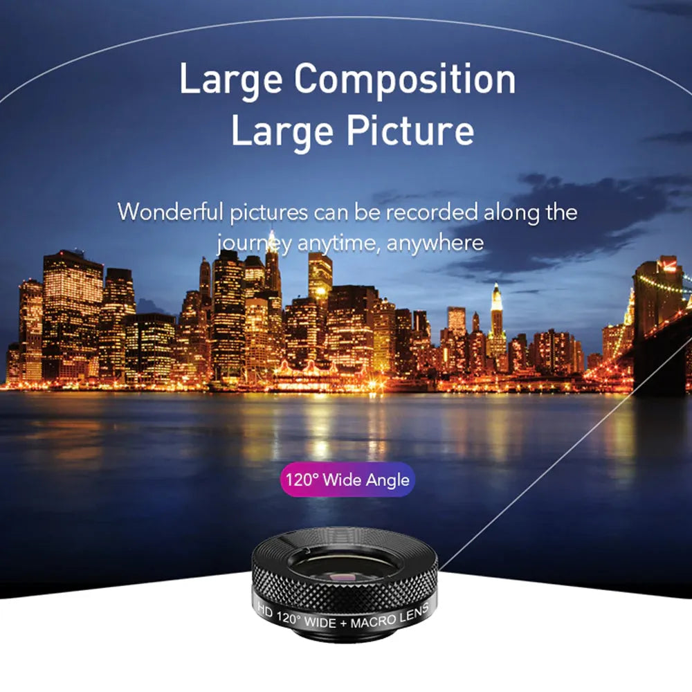 Vibe Geeks 4 - in - 1 Mobile Phone Camera Lens Kit 22x