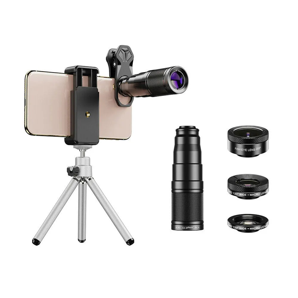 Vibe Geeks 4 - in - 1 Mobile Phone Camera Lens Kit 22x