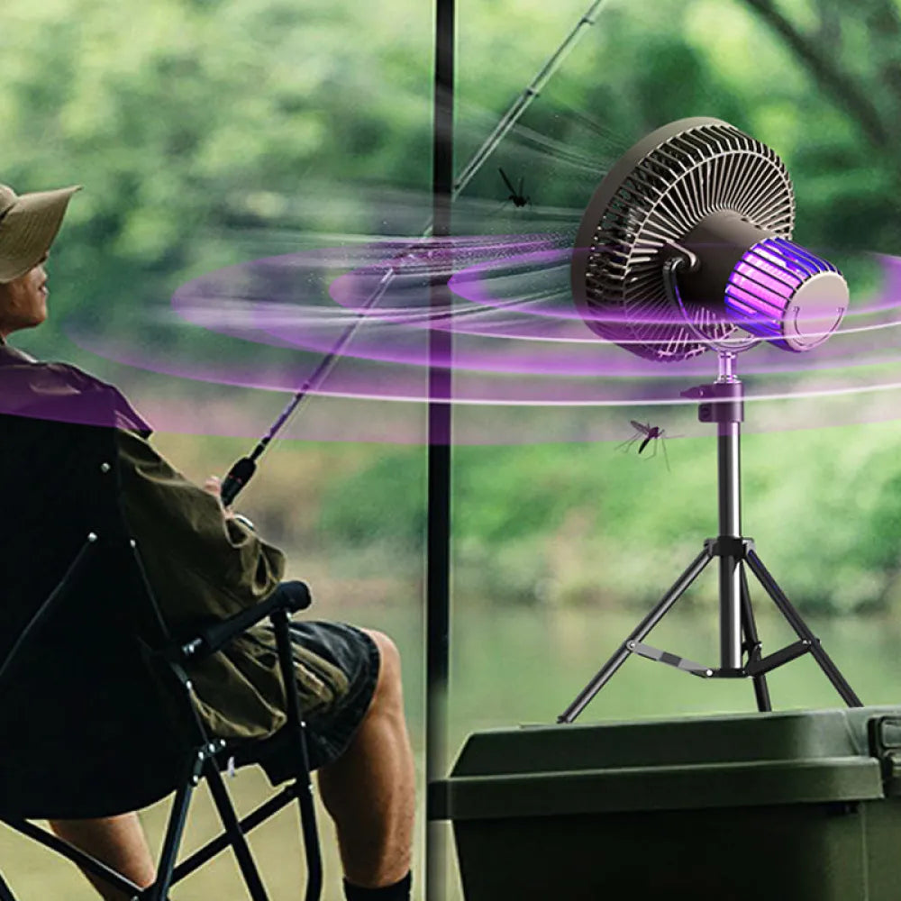 Vibe Geeks Portable Outdoor Cooling Fan and Mosquito Killer