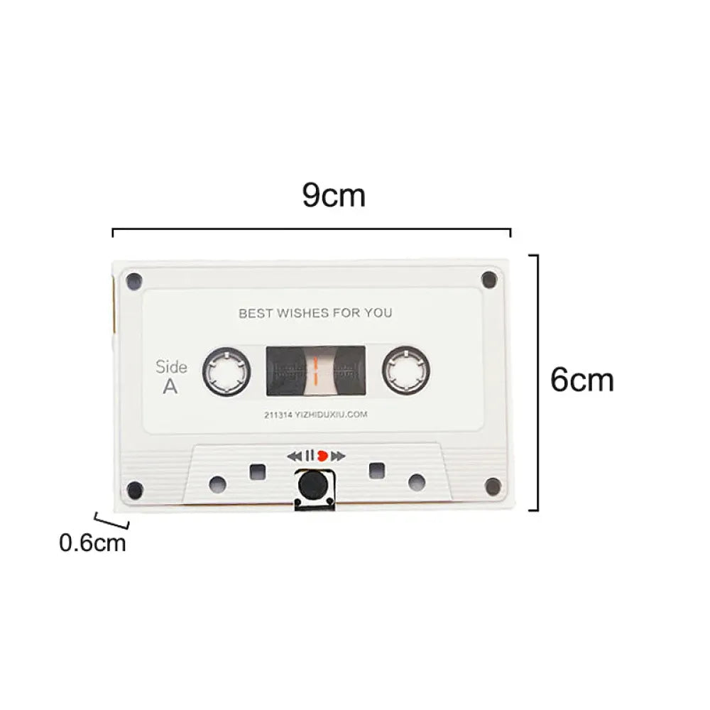 Vibe Geeks Old Fashioned Tape Retro Voice Message and Short