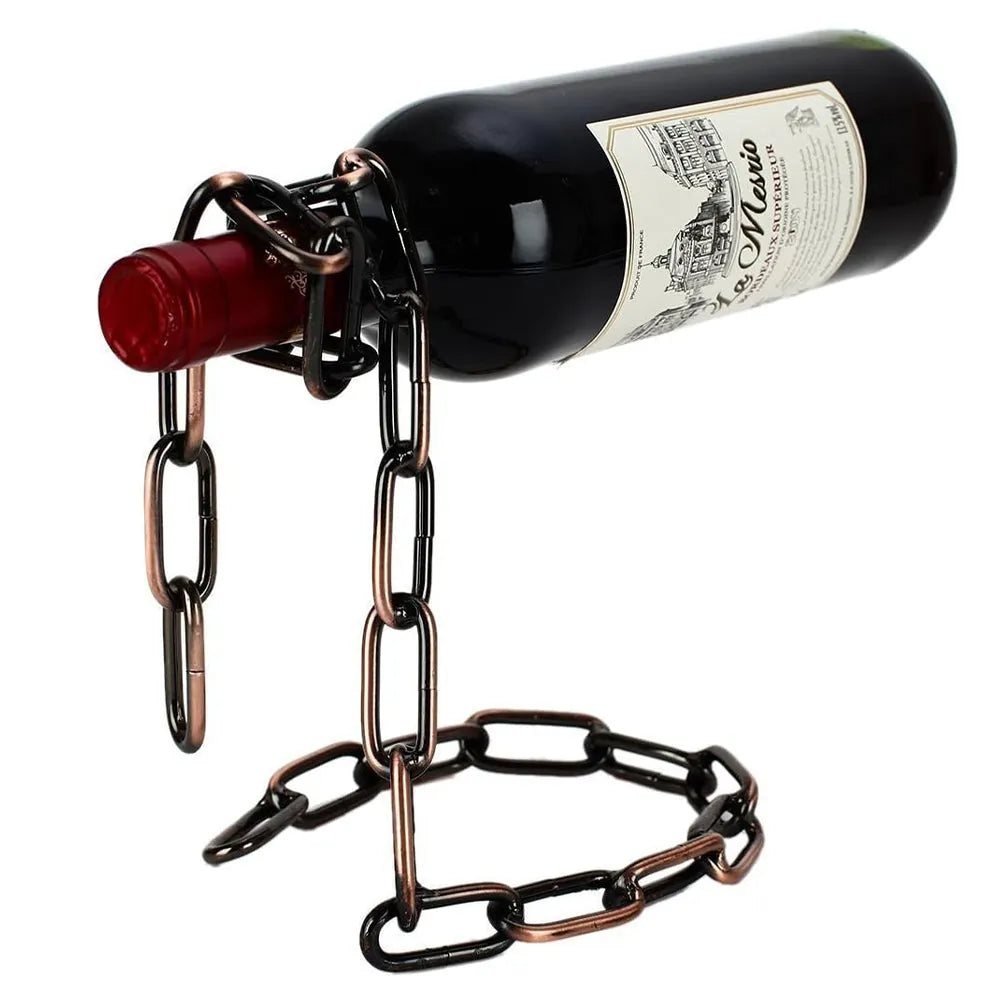 Vibe Geeks Magic Floating Wine Bottle Holder Unique Link