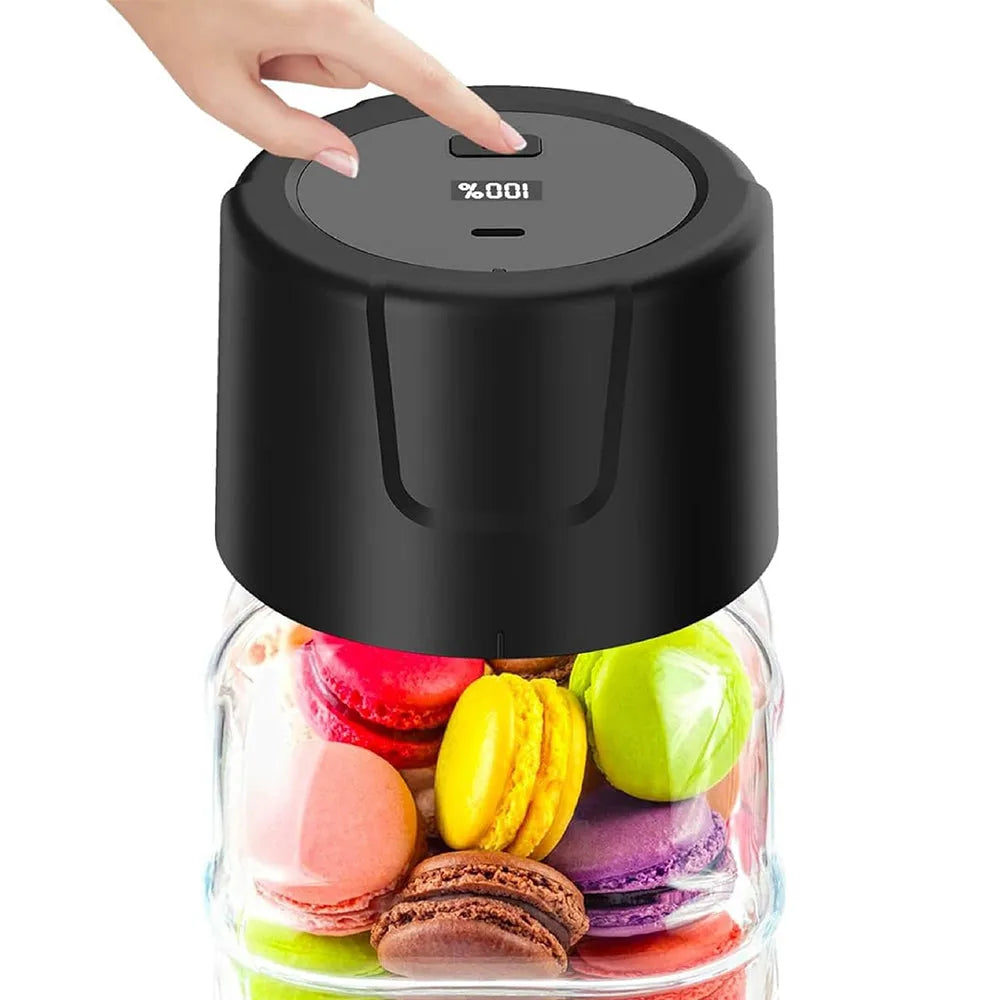 Vibe Geeks Electric Mason Jar Vacuum Sealer For Food Storage