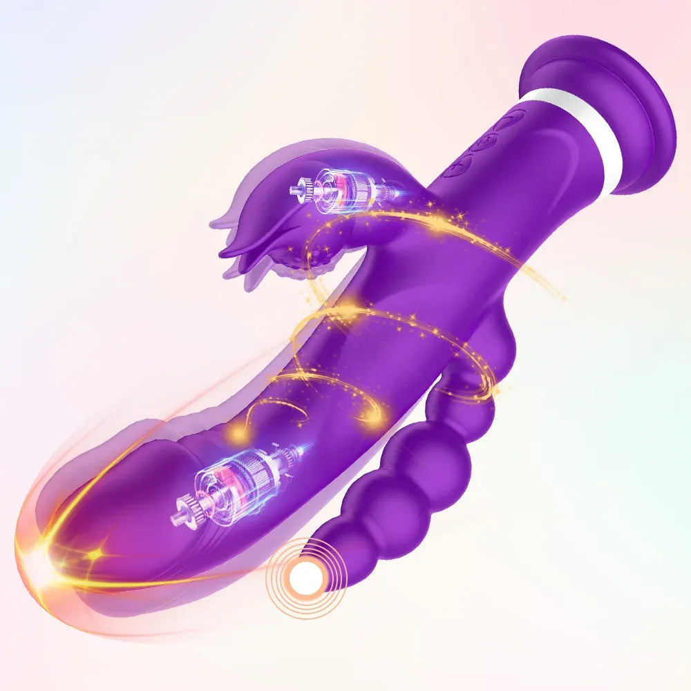 3 In 1 G Spot Rabbit Vibrator for Women Powerful Pleasure