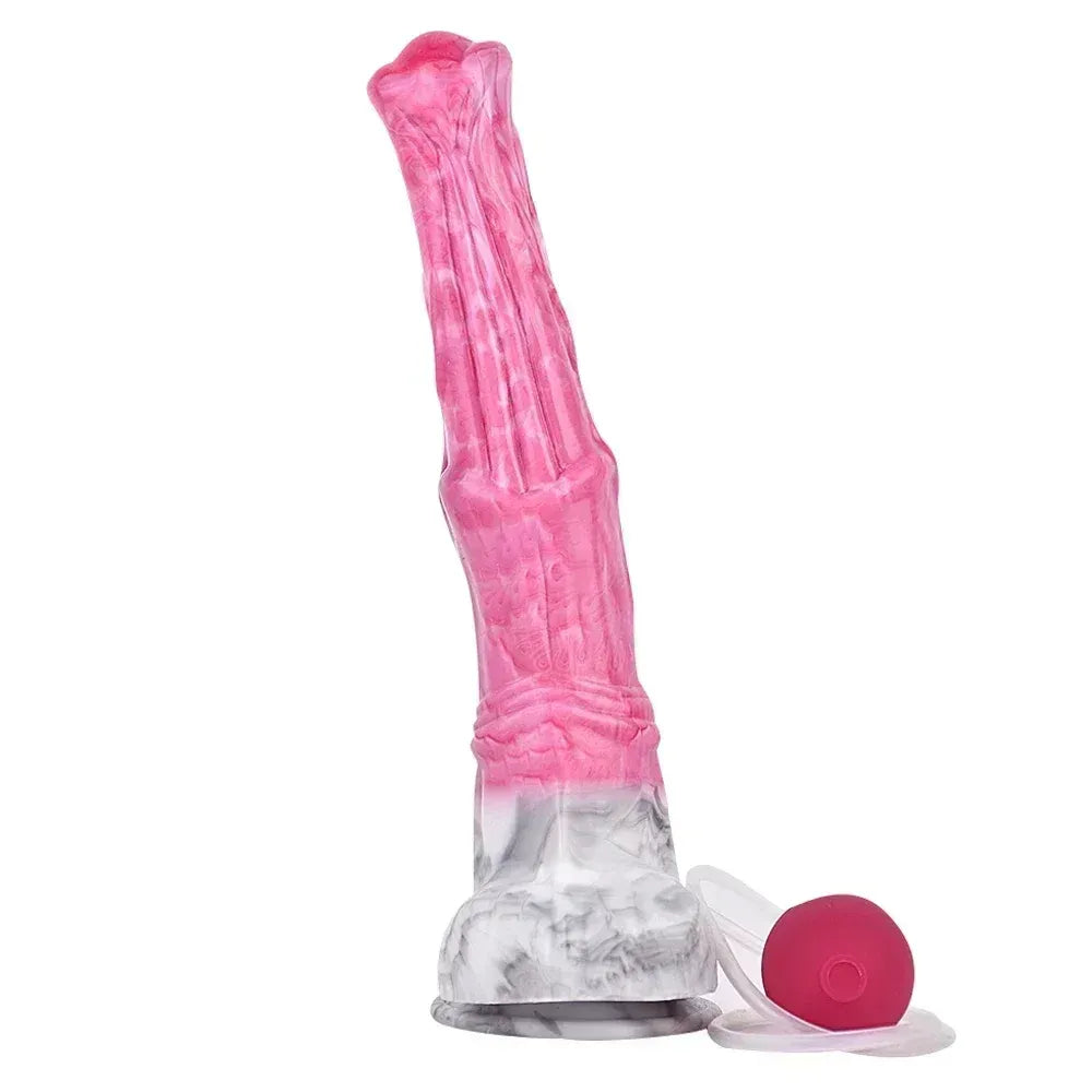 7.8 Inch Horse Dildo With Suction Cup Silicone G-Spot Anal