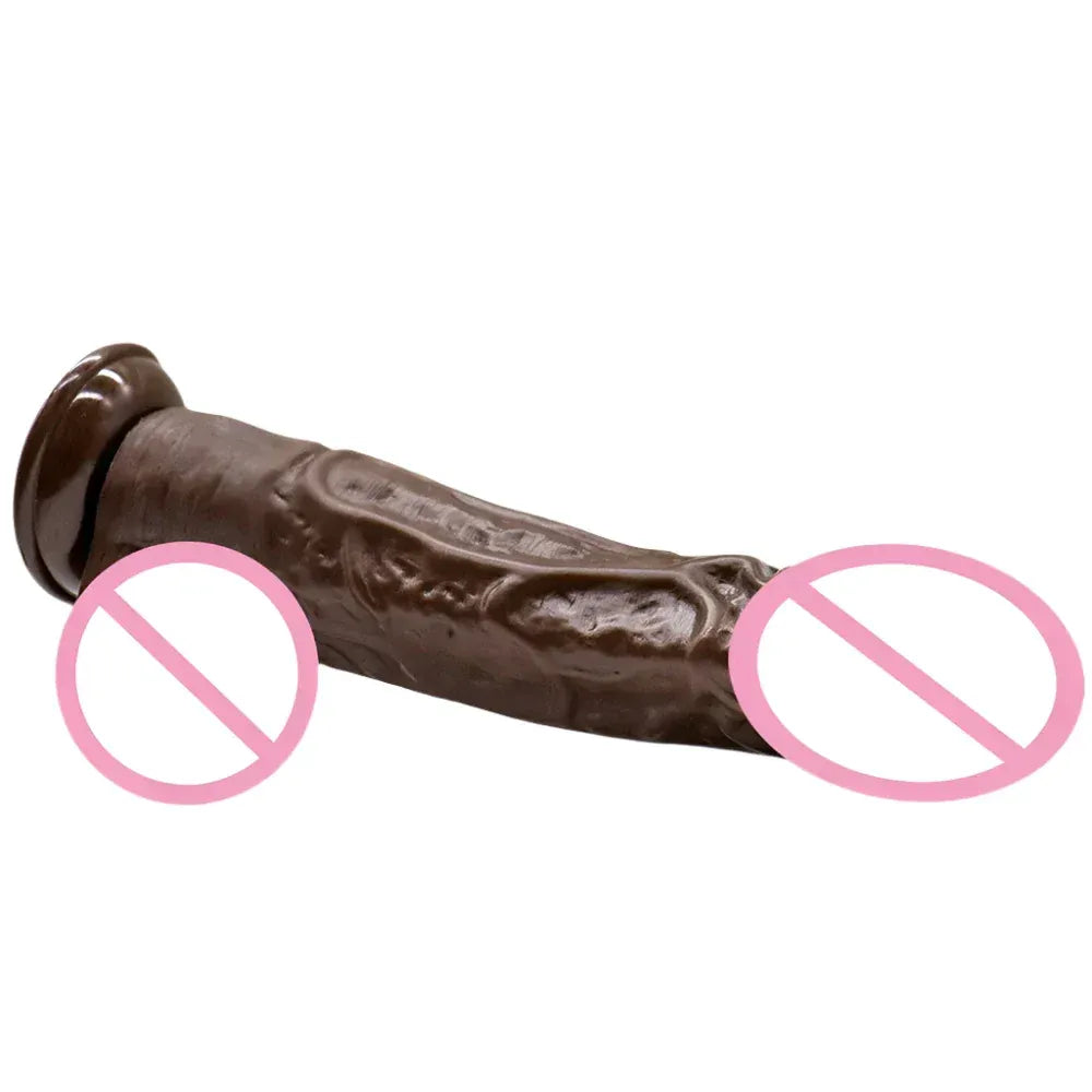 9 Inch Realistic Silicone Dildo with Suction Cup for Women