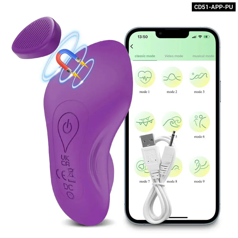 Bluetooth Wearable Vibrator for Women App Controlled