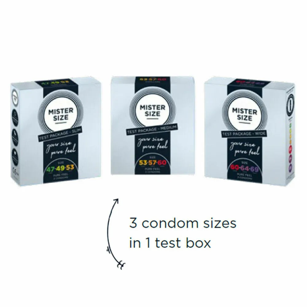 Condoms By Mister Size Test Packege Slim