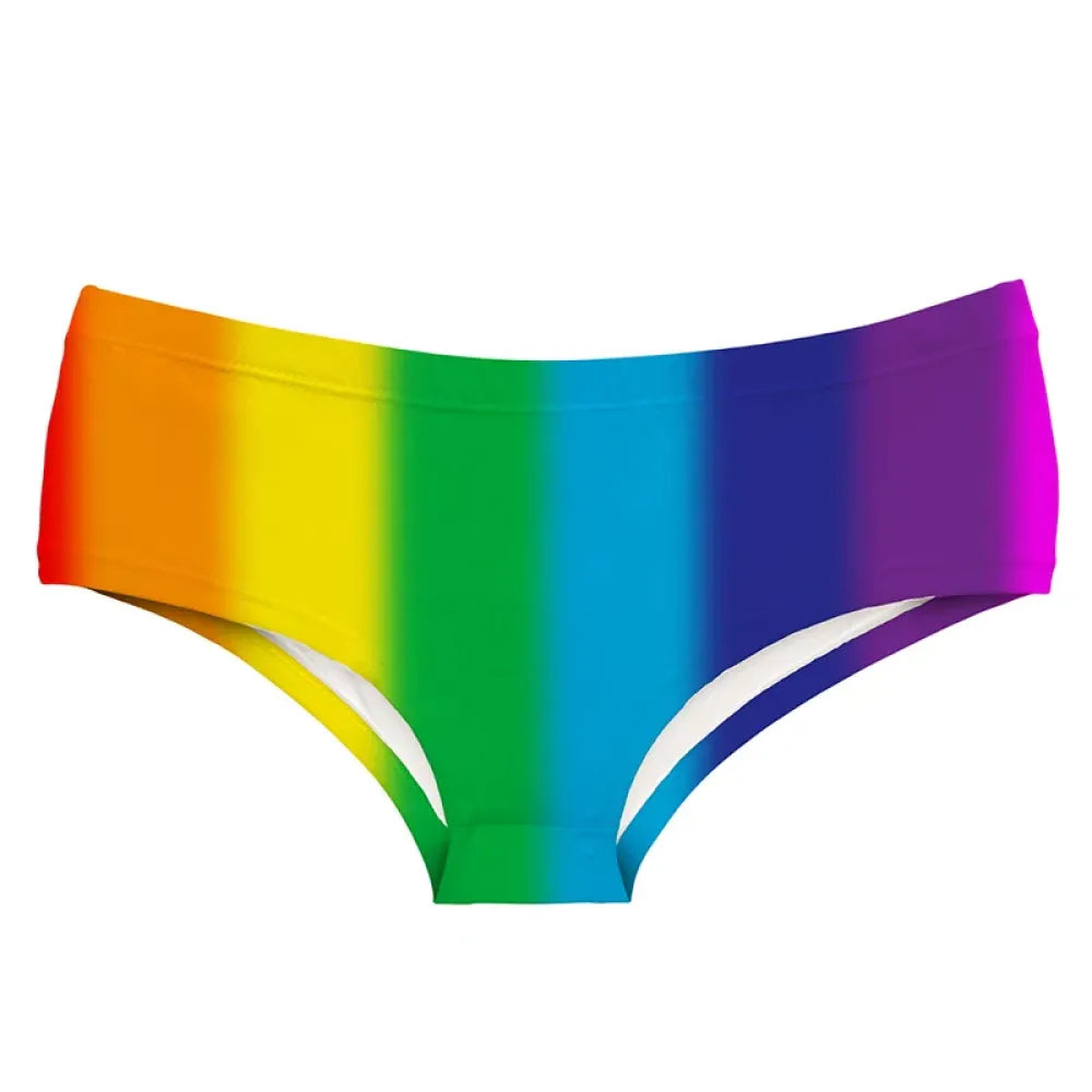 DeanFire Super Soft Women’s Underwear Panties Rainbow Print