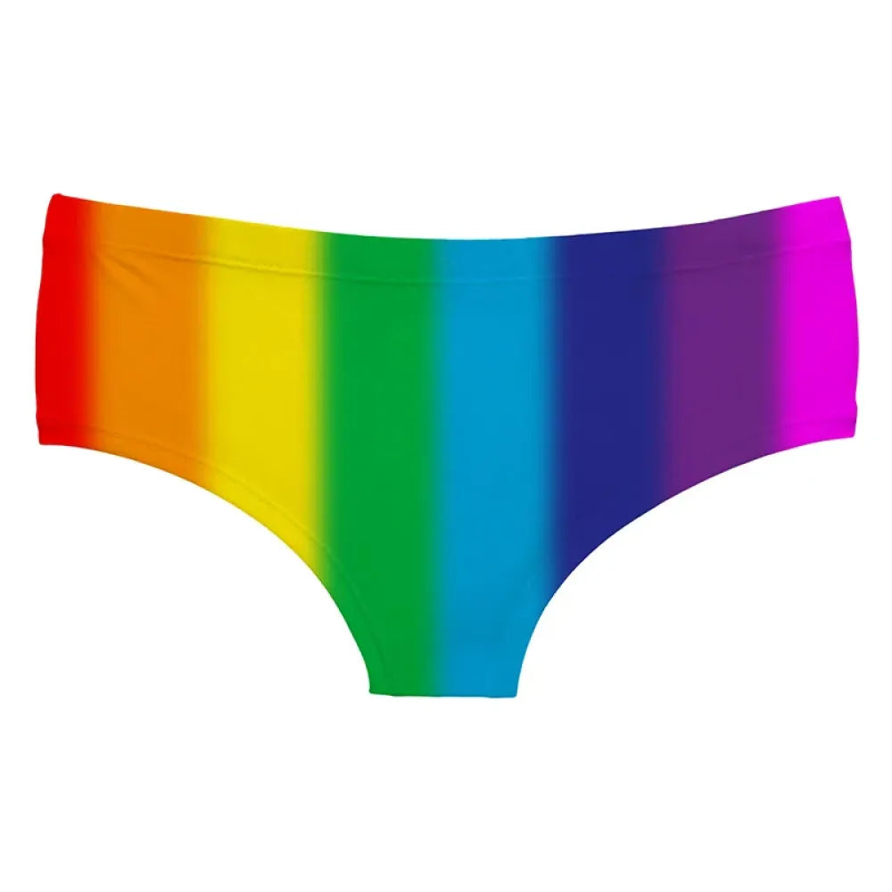DeanFire Super Soft Women’s Underwear Panties Rainbow Print