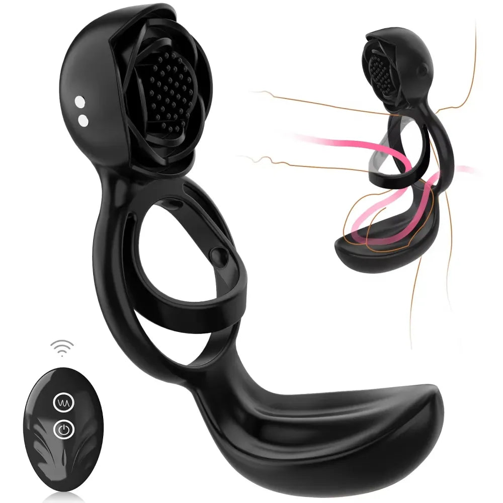 Delay Ejaculation Vibrating Cock Ring