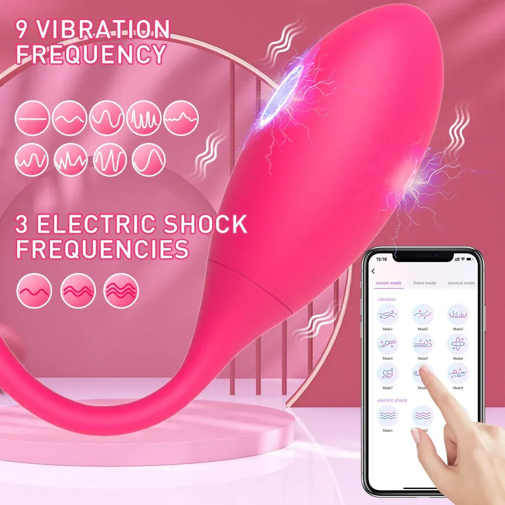Electric Shock Kegel Ball Vibrator For Women