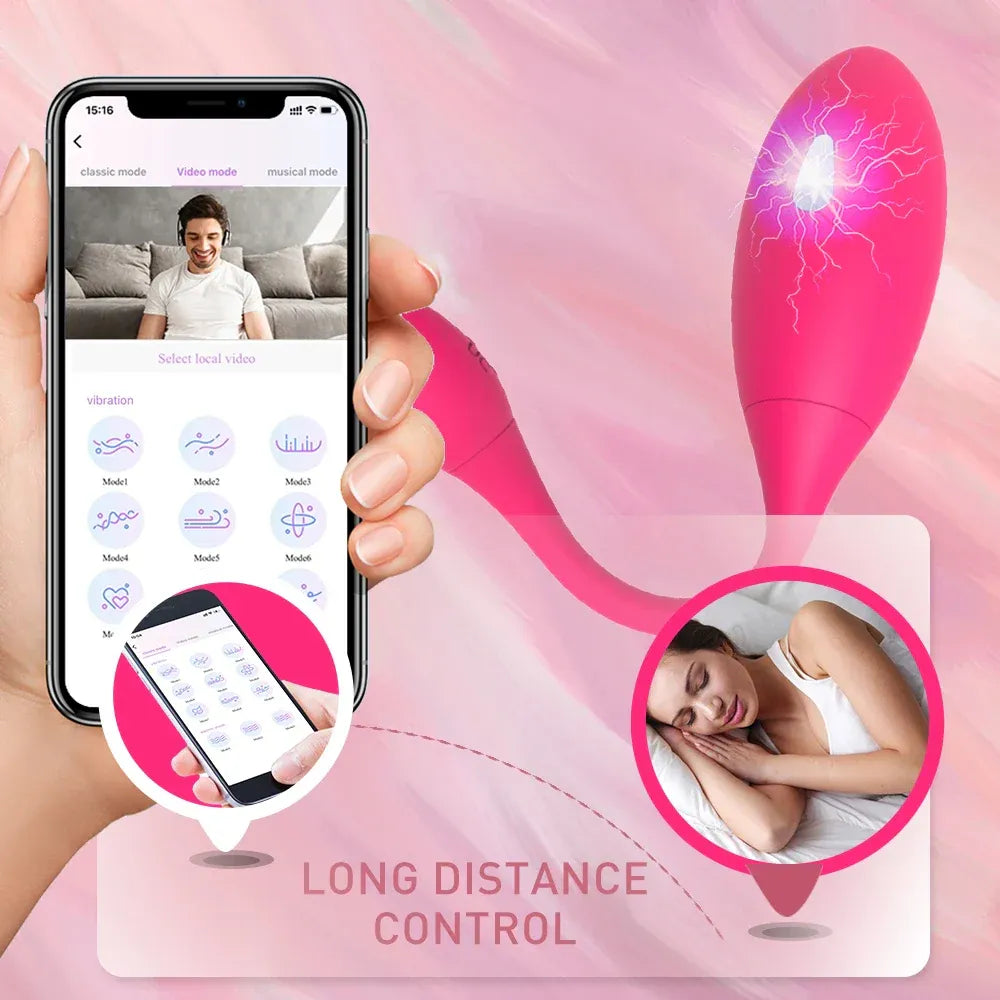 Electric Shock Kegel Ball Vibrator For Women