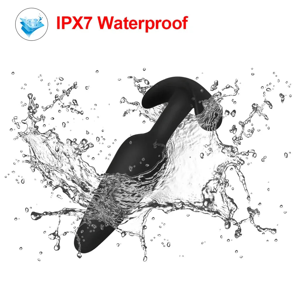 Flexible Silicone Anal Plug for Prostate Stimulation