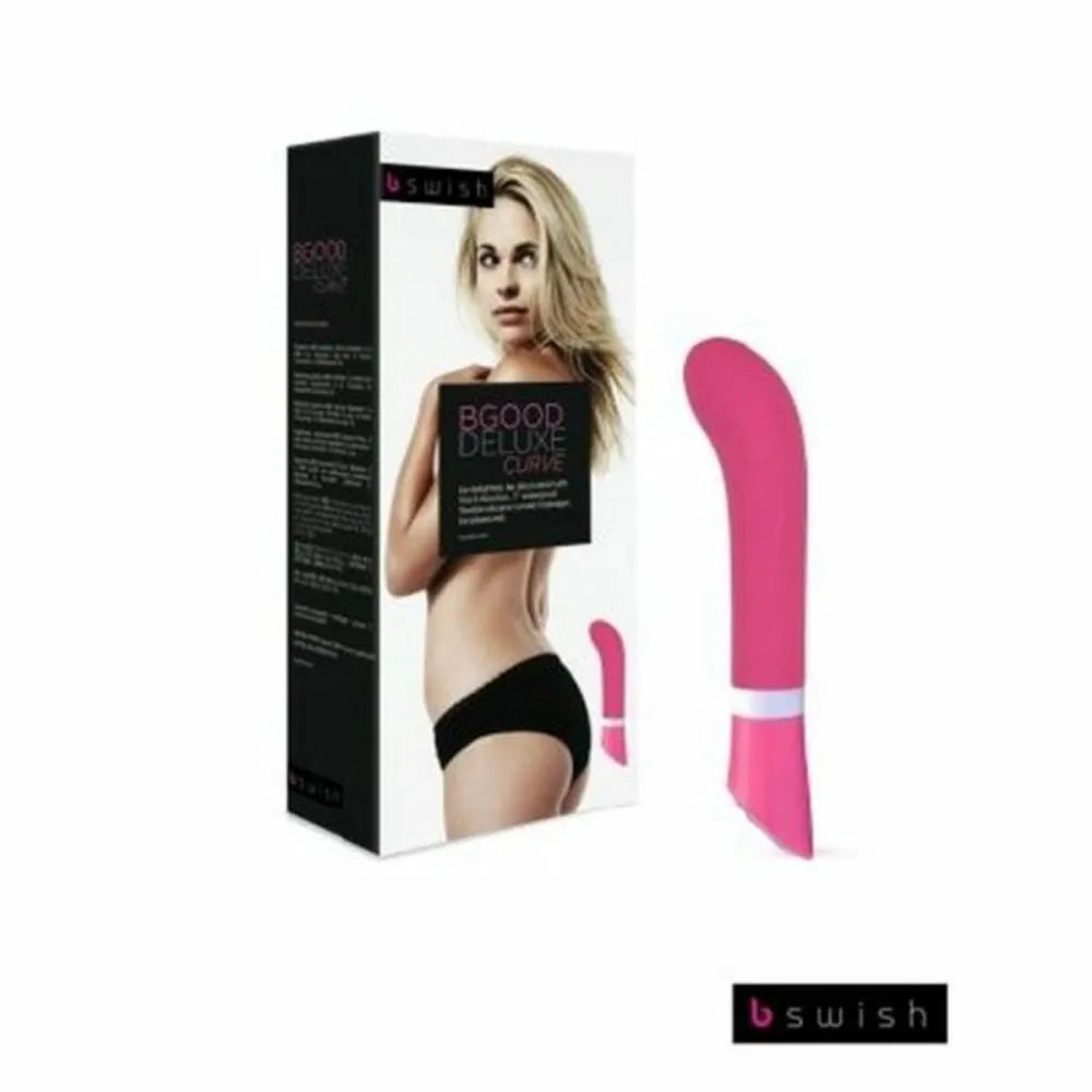 G-Spot Vibrator By B Swish Curve Bsbdc0453 Pink