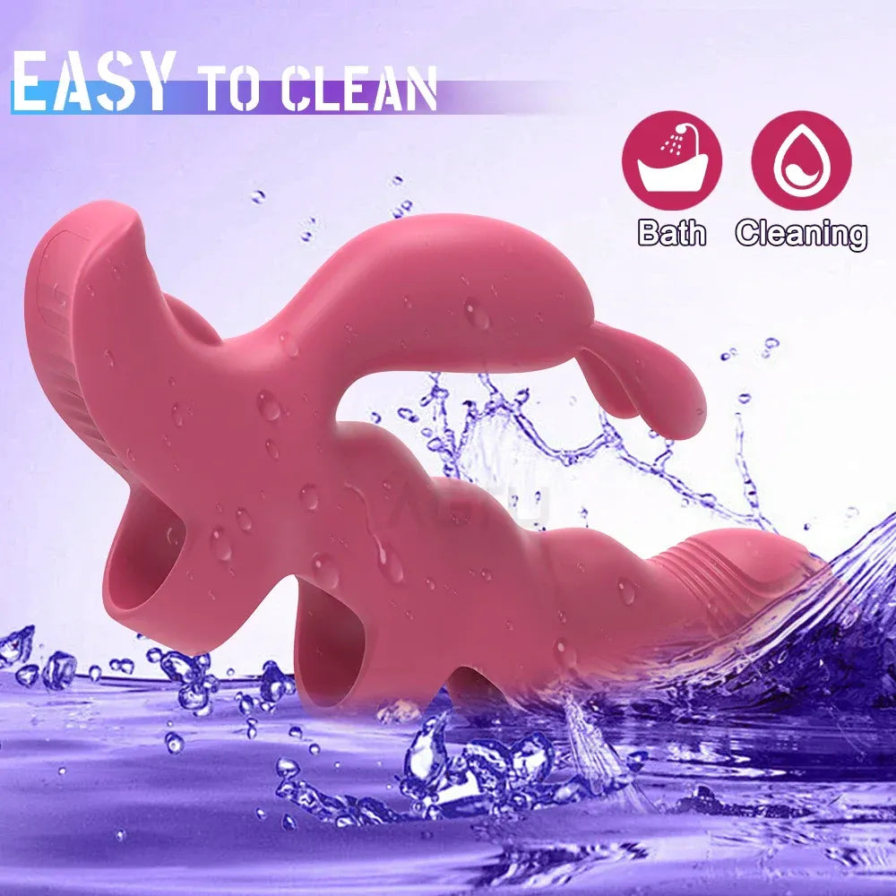 Heated Finger Vibrator for Couples - Clitoral & G-Spot