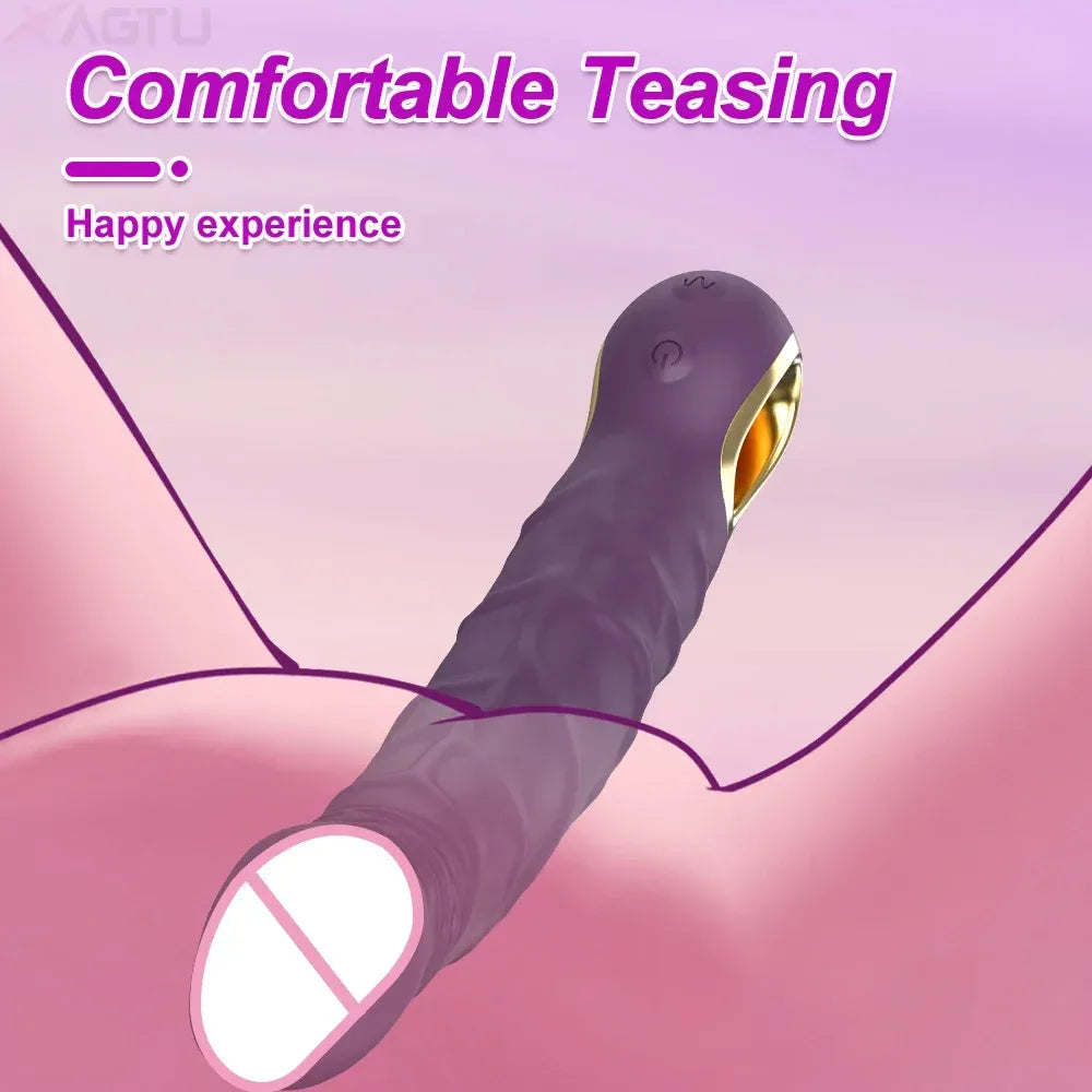 Intense Vibrating Dildo for Female Pleasure
