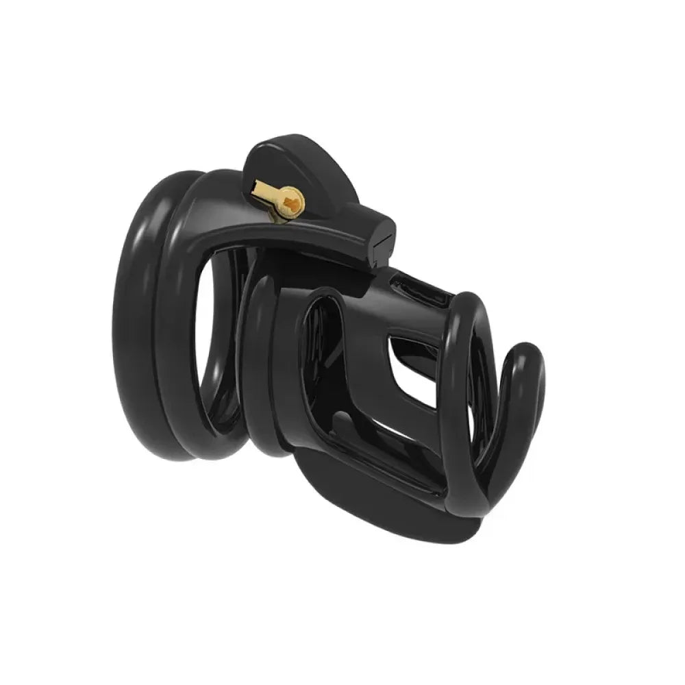 Male Chastity Cage 4 Rings Plastic Bondage Bdsm