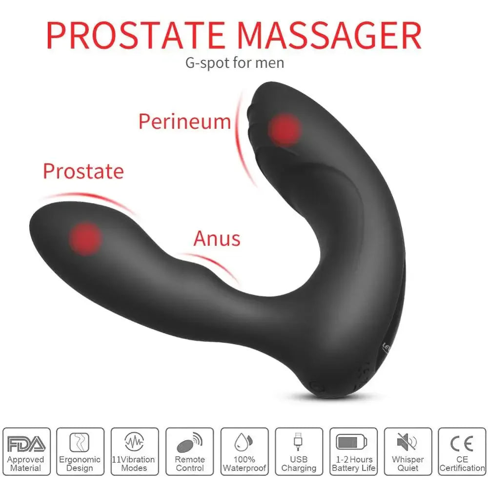 Male Prostate Massager Vibrating Anal Plug