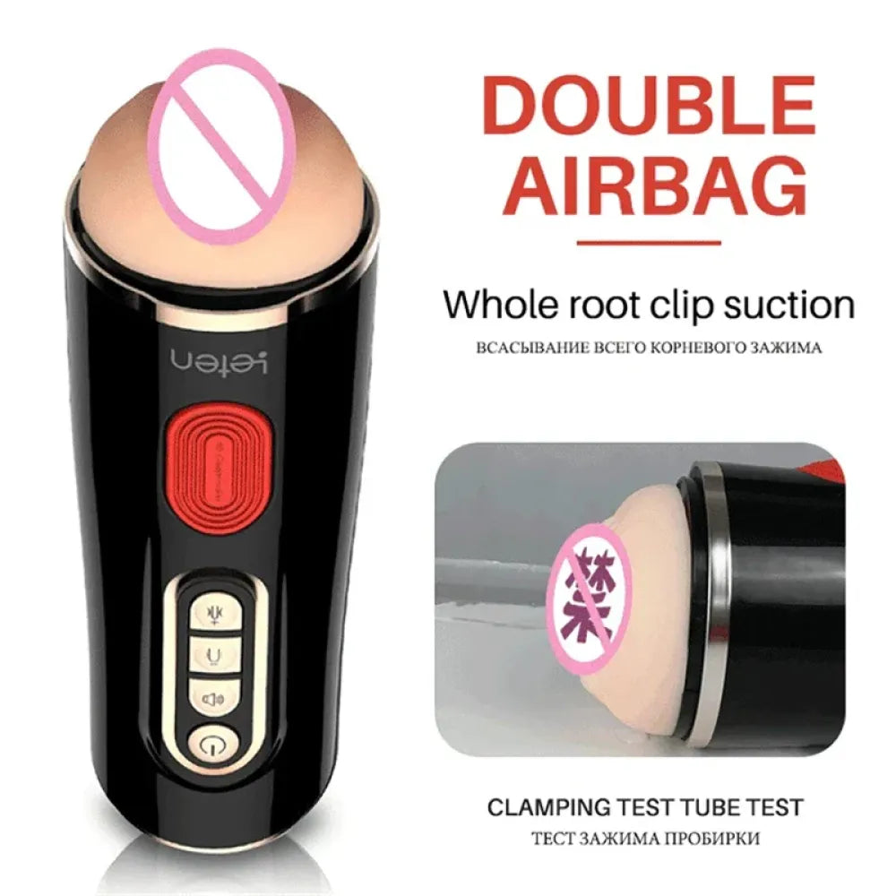 Male Vacuum Suction Masturbation Cup Realistic Vagina