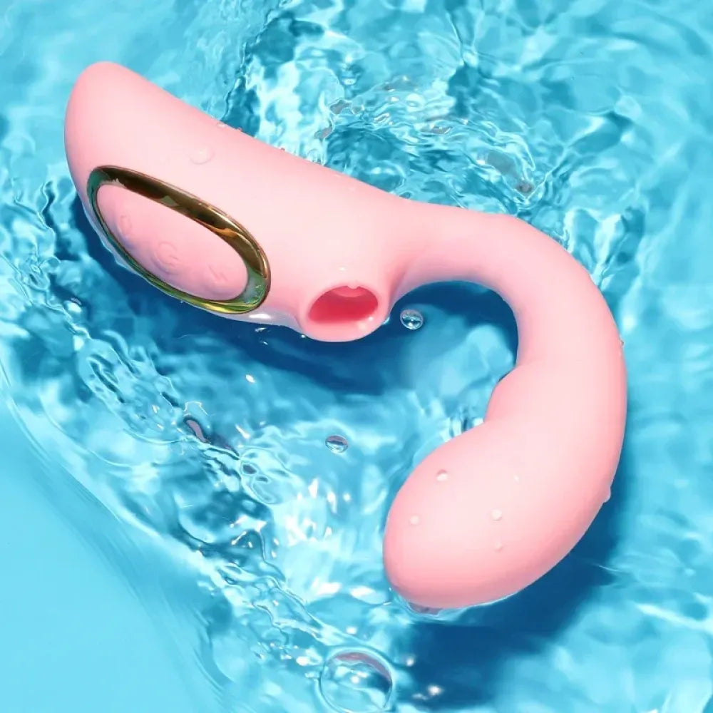 Powerful Dual Stimulation Clit Sucker & G-Spot Vibrator