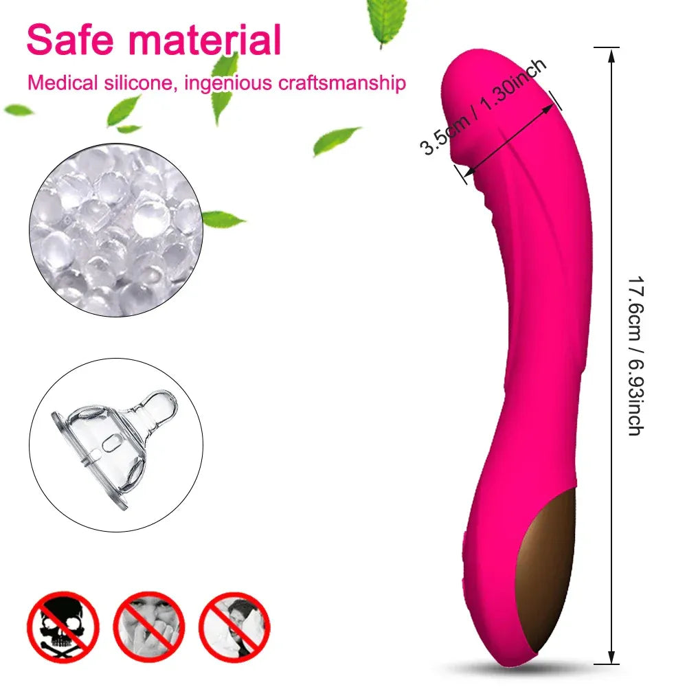 Powerful G Spot Vibrator for Women Soft Skin Stimulator