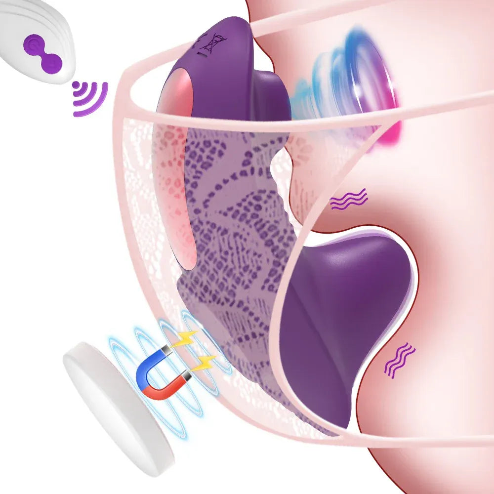 Remote Control Clit Stimulator Wearable Vibrating Panties