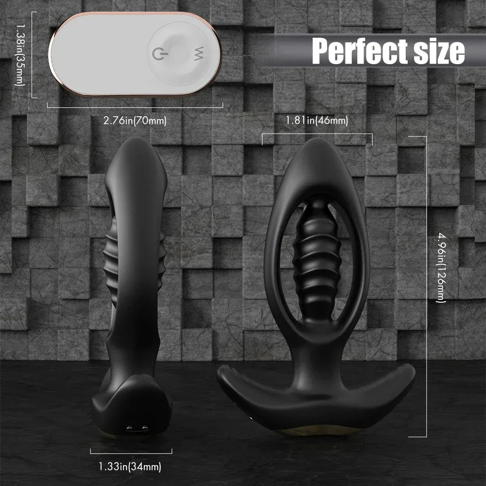 Silicone Analplug Vibrator