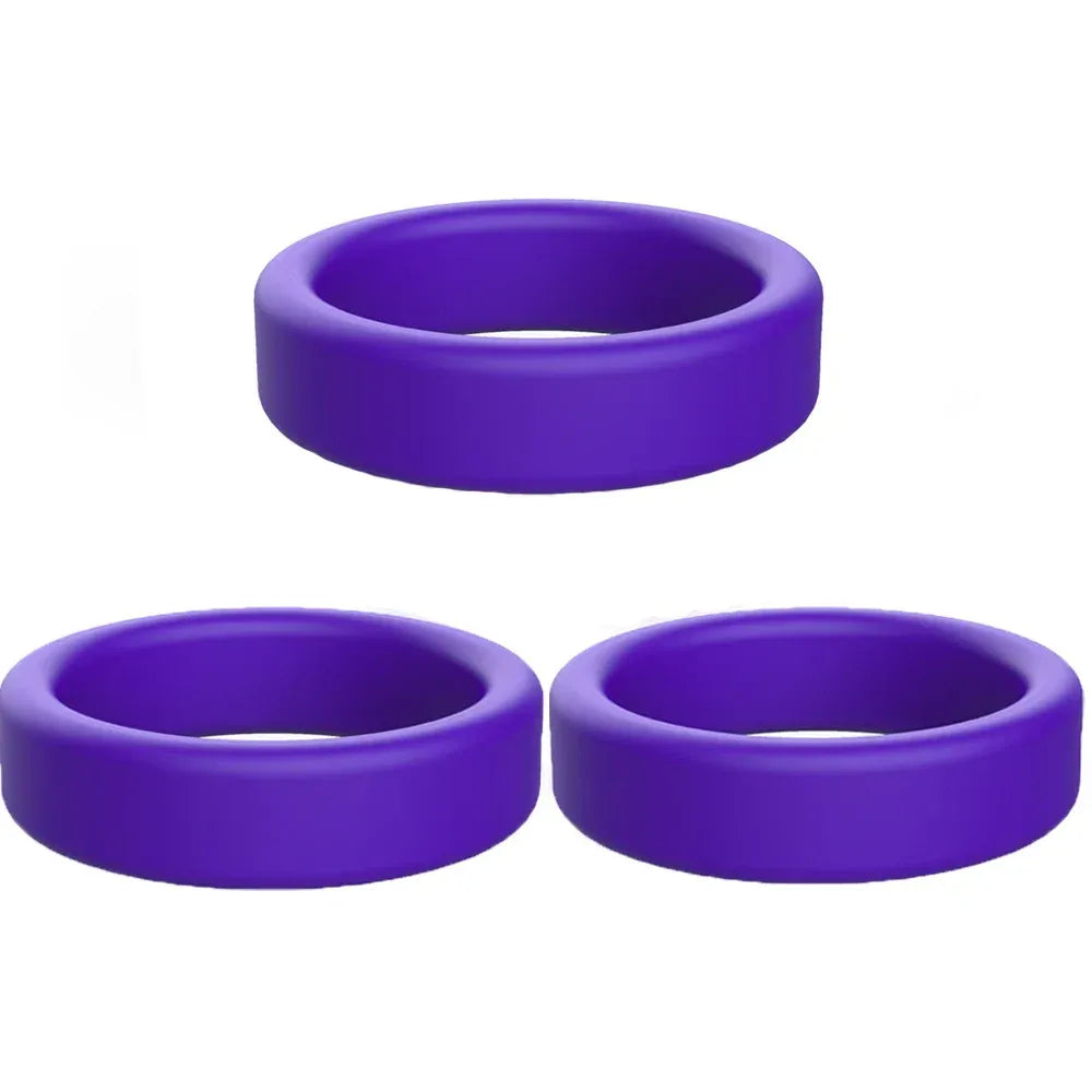Silicone Cock Ring For Men Delay & Stretcher