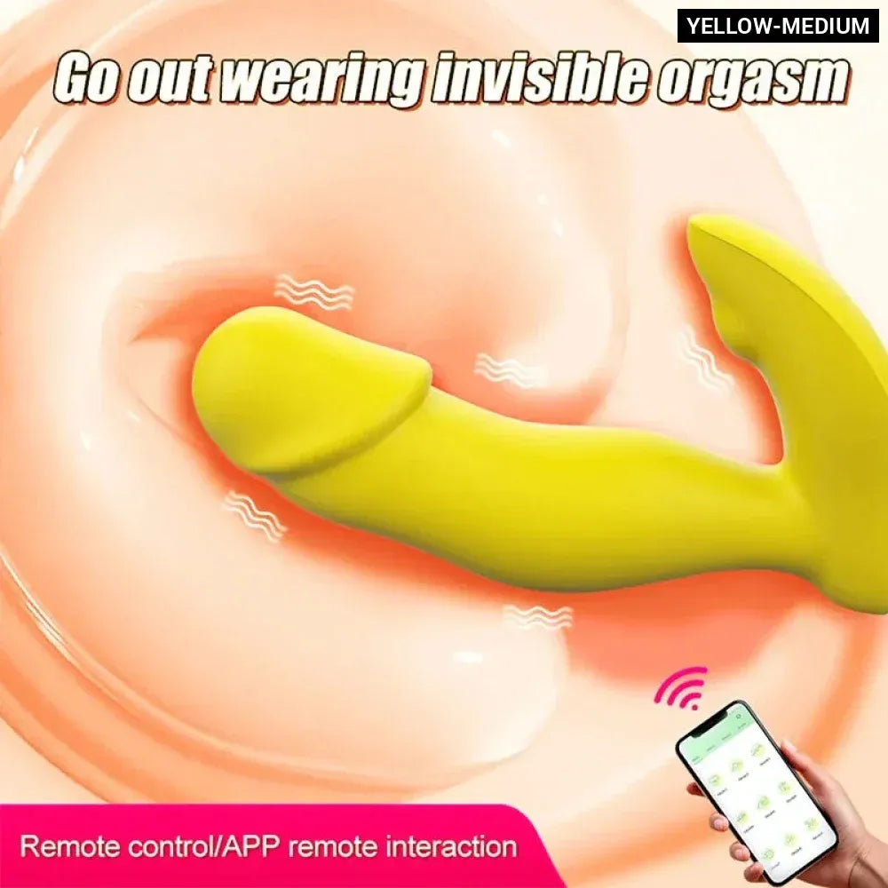 Silicone G Spot Clit Vibrator for Women App Controlled