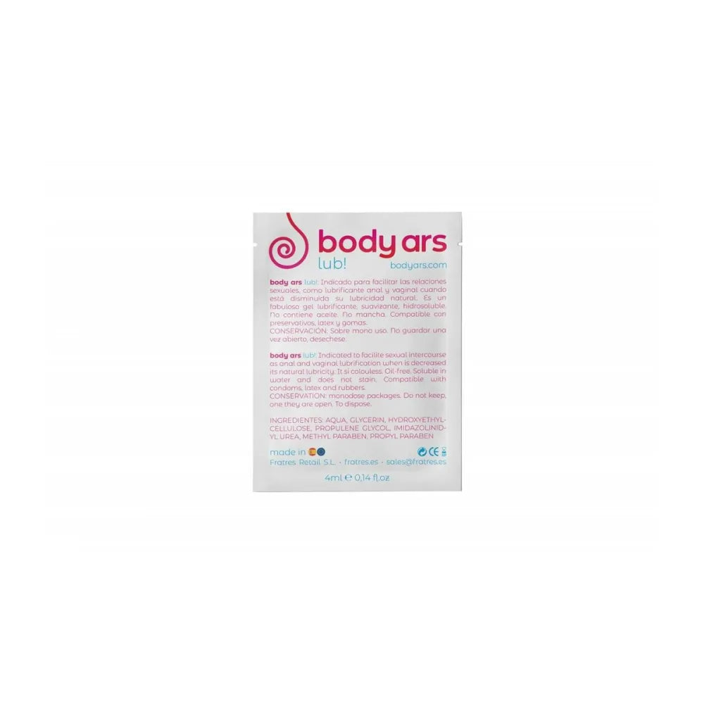 Slide Waterbased Lubricant By Body Ars Natural