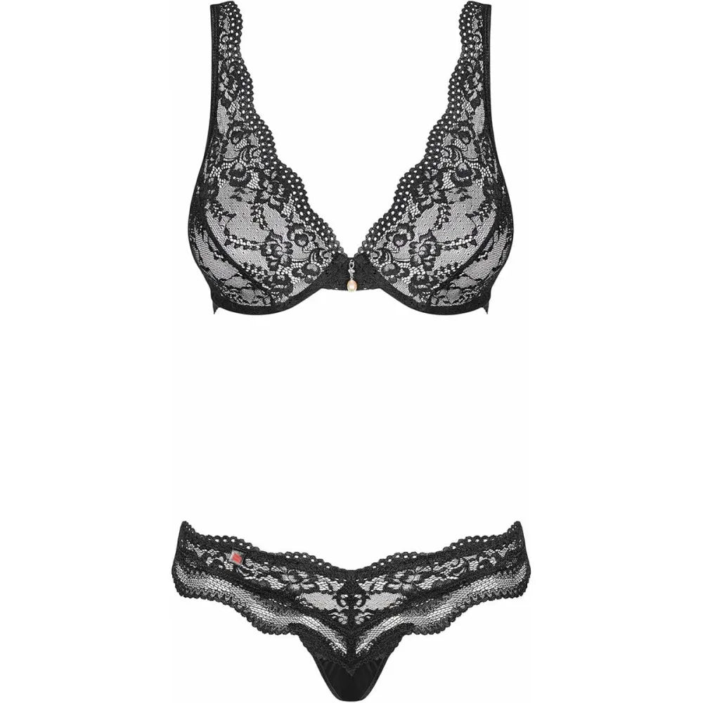 Underwear Set By Obsessive Luvae Black L/Xl