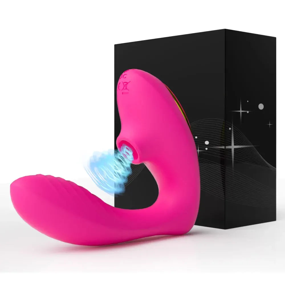Vibrating Suction Dildo for Women - Clitoris Stimulator