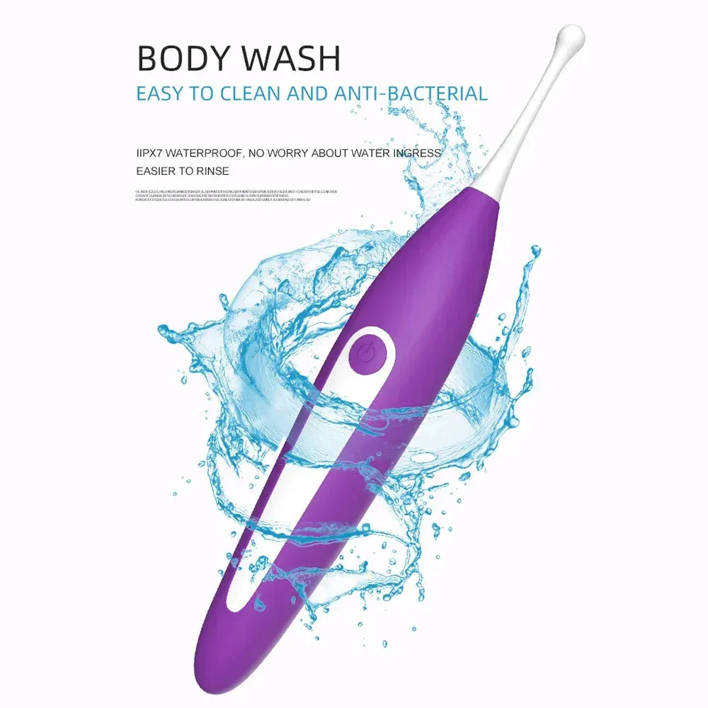 Waterproof Clit & Anal Vibrator + 2 Accessories For Women &