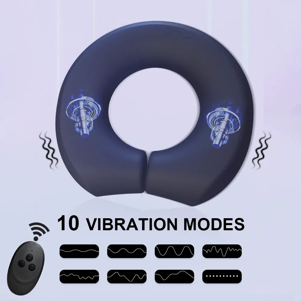 Wireless Magnetic Cock Ring & Prostate Massager