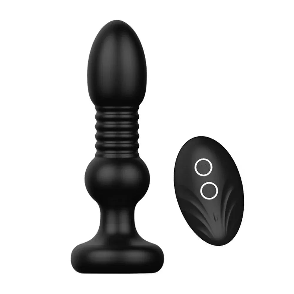 Wireless Prostate Massager For Men Telescopic Anal Vibrator
