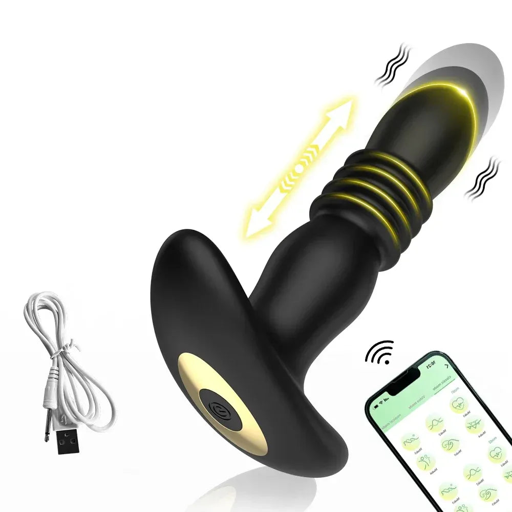 Wireless Telescopic Anal Vibrator For Prostate Massage