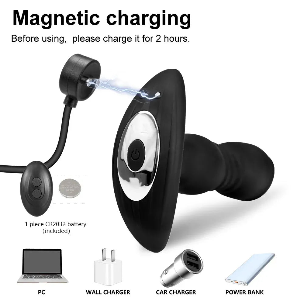 Wireless Telescopic Prostate Massager For Men