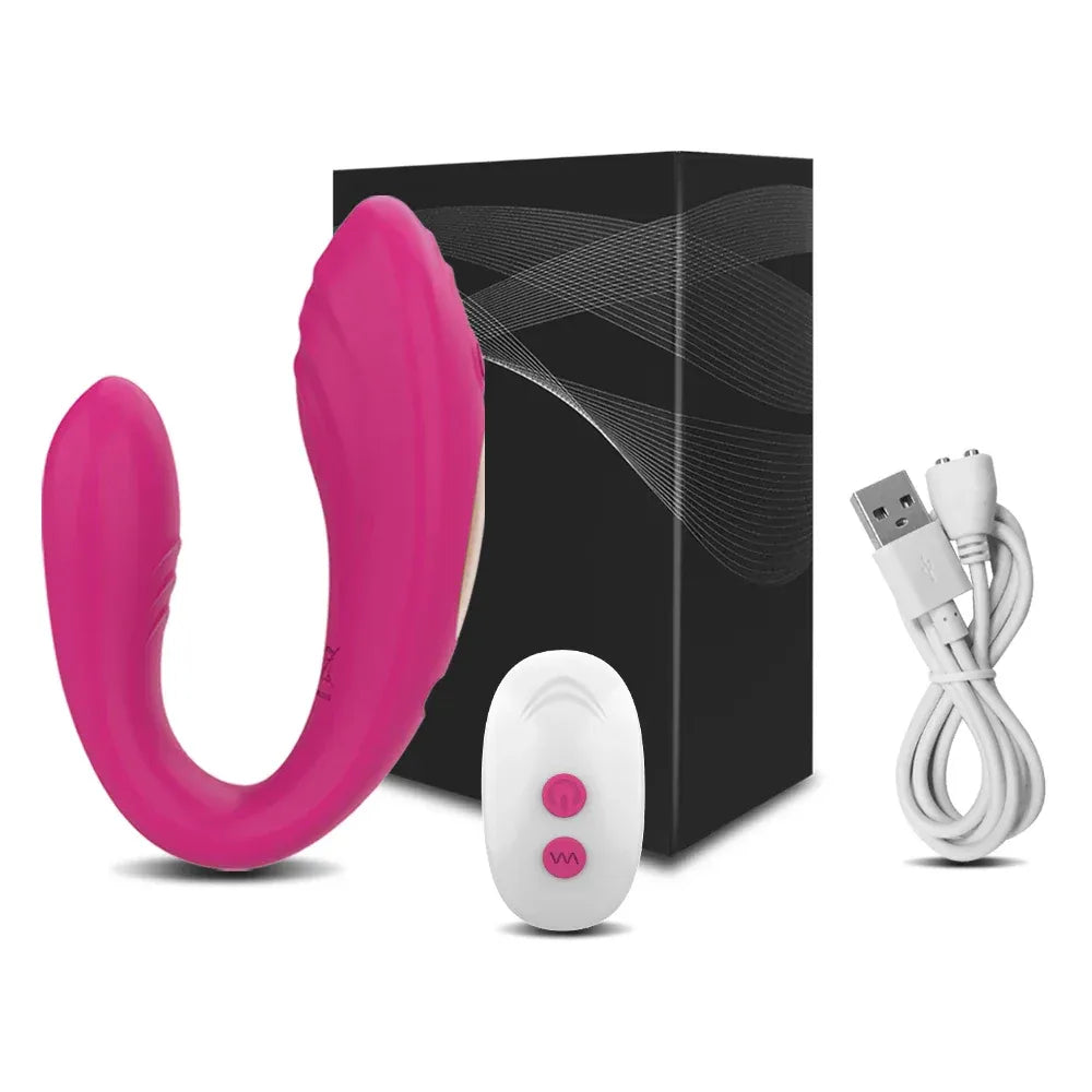Wireless U-Shaped Clitoris Vibrator for Couples